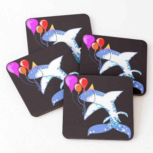 Item preview, Party Shark  designed and sold by MollyMacLiving.