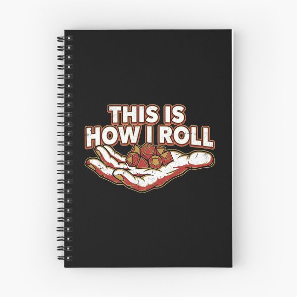 Item preview, This Is How I Roll Red And Gold Dice Tabletop Game designed and sold by Fenay Designs.