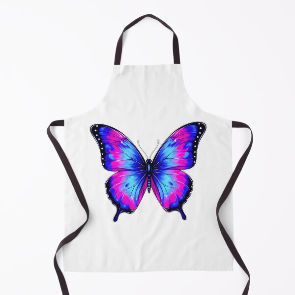 Item preview, “Neon Pink and Blue Butterfly Glow” designed and sold by Good Vibes .