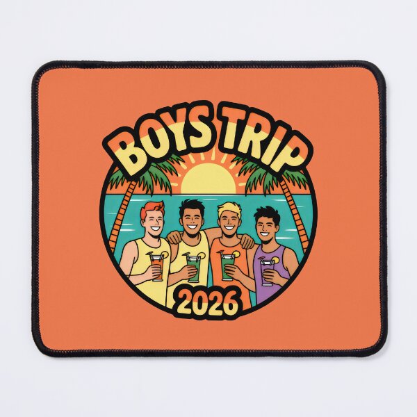 Item preview, Boys Trip 2026 Vacation and Friendship Badge designed and sold by SplashTastic.