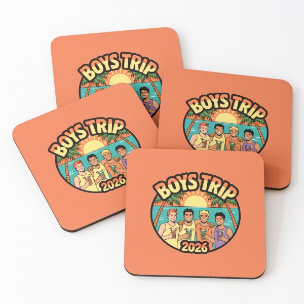 Item preview, Boys Trip 2026 Vacation and Friendship Badge designed and sold by SplashTastic.