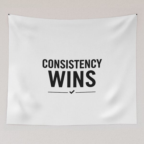 Item preview, Consistency Wins Gym Motivation Shirt designed and sold by guchieworldcollection.