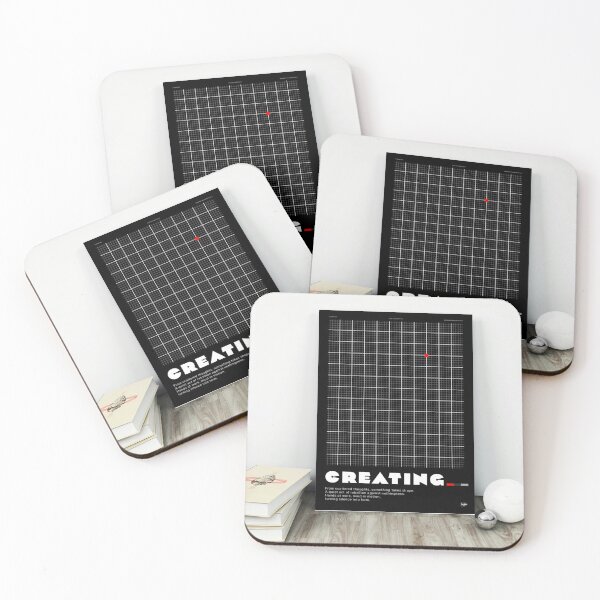 Item preview, Creating - Creative Perspective Graph Poster designed and sold by socodestudio.