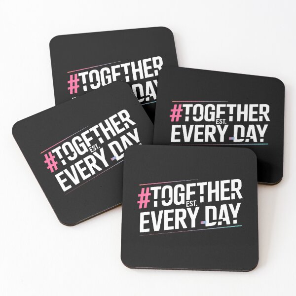 Item preview, Together Every Day Streetwear Aesthetic Typography designed and sold by SplashTastic.