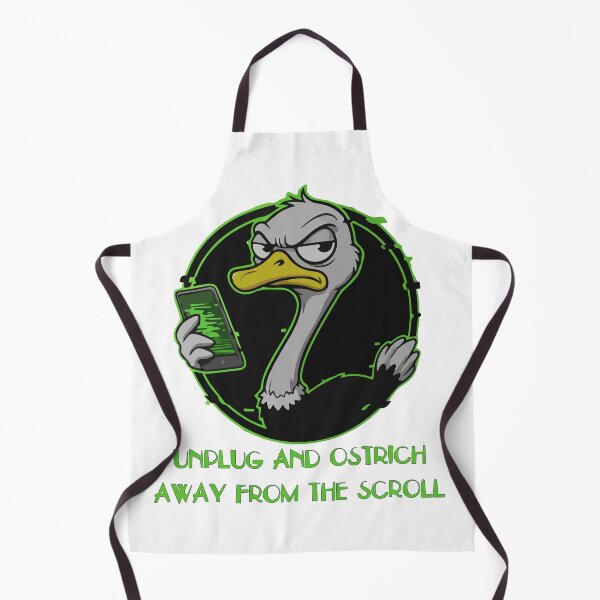 Item preview, Scrolling Ostrich designed and sold by SineCreatives.