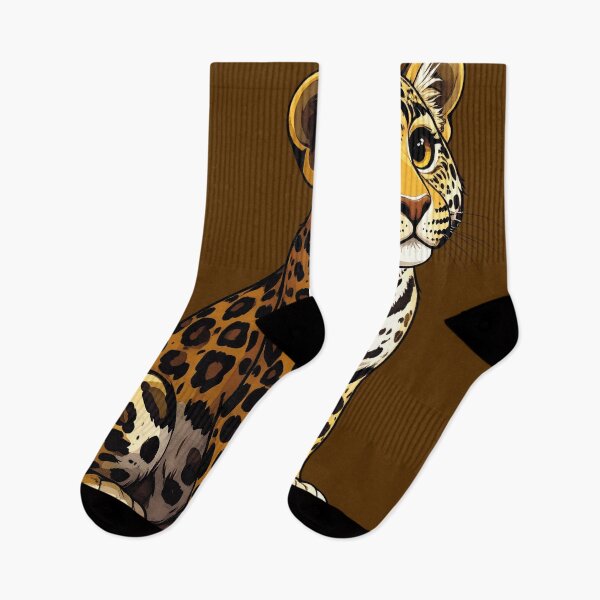 Item preview, Adorable baby leopard, sitting like a cat! designed and sold by Alan-David.