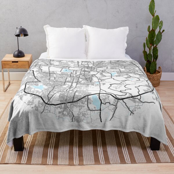Item preview, Modern Circle City Map - personalized designed and sold by socodestudio.