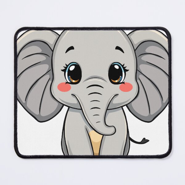 Item preview, Kawaii Elephant – Adorable Jumbo Animal designed and sold by Infinite Art.