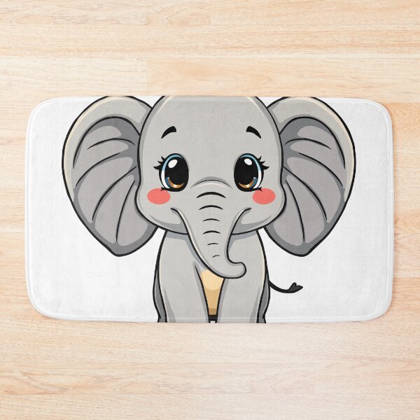 Item preview, Kawaii Elephant – Adorable Jumbo Animal designed and sold by Infinite Art.