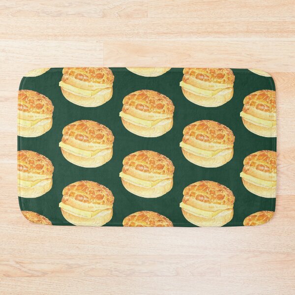 Item preview, Traditional Asian Food - Pineapple Polo Bun designed and sold by Alicia Chee.