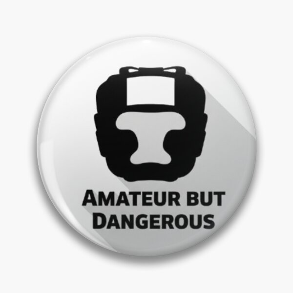 Item preview, Amateur But Dangerous Boxing Headgear Fighter Motivation Design designed and sold by BuiltByDiscipline.
