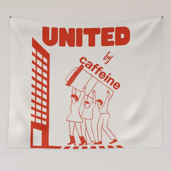 Item preview, United By Caffeine designed and sold by Anniko Art Studio.