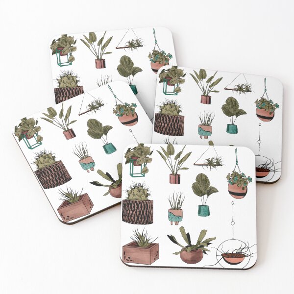 Item preview, Urban Jungle Indoor Plants - Hand Drawn Botanical Collection designed and sold by LYAN-STORE.