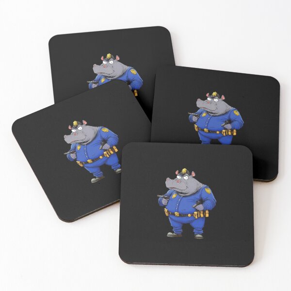 Item preview, Rhino Police / Rhino Police Officer designed and sold by Soulskier.