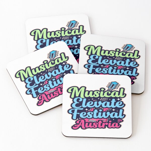 Artikelvorschau, Musical Elevate Festival Austria – Neon Electric Guitar Art entworfen und verkauft von Sushikidsntoddlers.