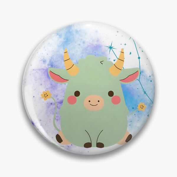 Item preview, Cute Taurus Zodiac Bull – Soft Pastel Astrology Aesthetic designed and sold by FeelCreations.