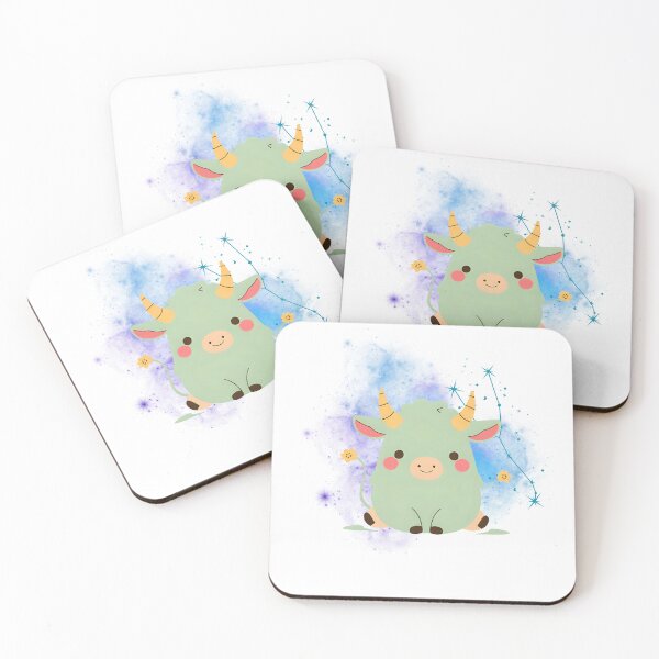Item preview, Cute Taurus Zodiac Bull – Soft Pastel Astrology Aesthetic designed and sold by FeelCreations.