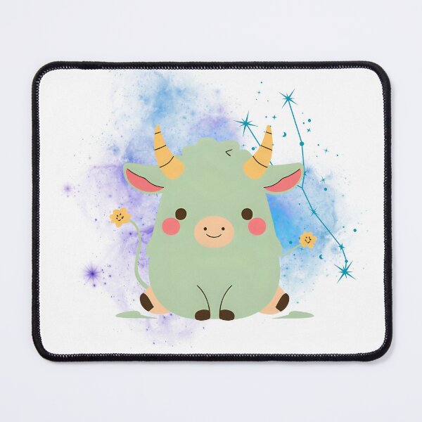 Item preview, Cute Taurus Zodiac Bull – Soft Pastel Astrology Aesthetic designed and sold by FeelCreations.