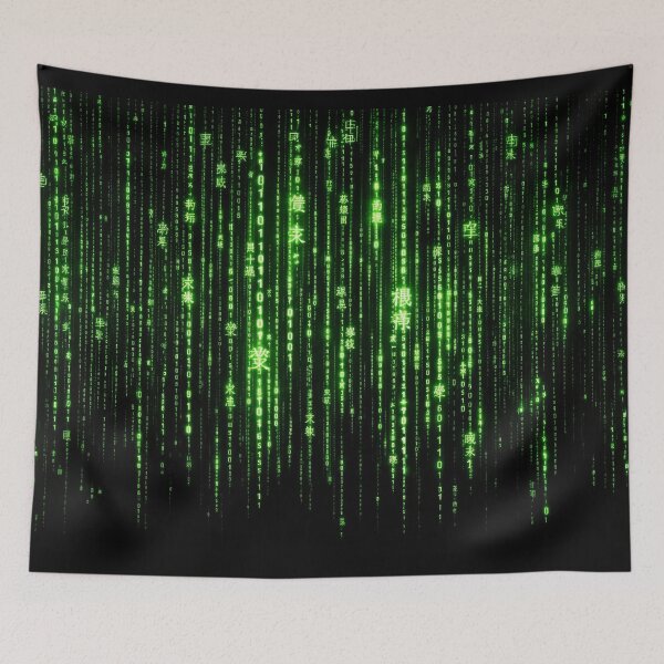Item preview, Digital Rain - Cyberpunk Glitch Matrix designed and sold by Liberty4Punk.