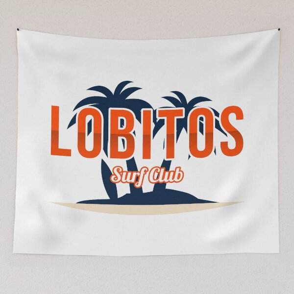 Item preview, Retro Surf Club Lobitos Peru Graphic designed and sold by Bold & Brewed.