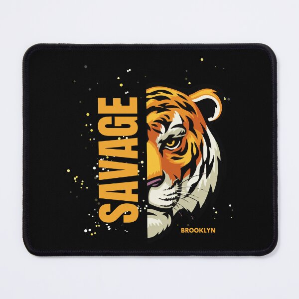 Item preview, Savage Tiger Face Brooklyn Streetwear Wild Animal Graphic Design designed and sold by Electromartprint.