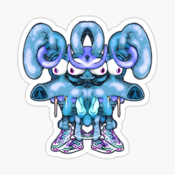 Item preview, Creature #48B - Dog with sneakers remix designed and sold by liquid-print.