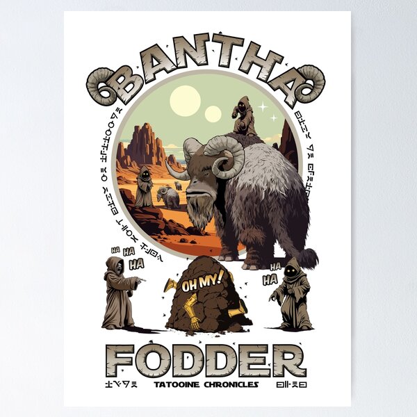 Item preview, Bantha Fodder designed and sold by Candywrap Studio.