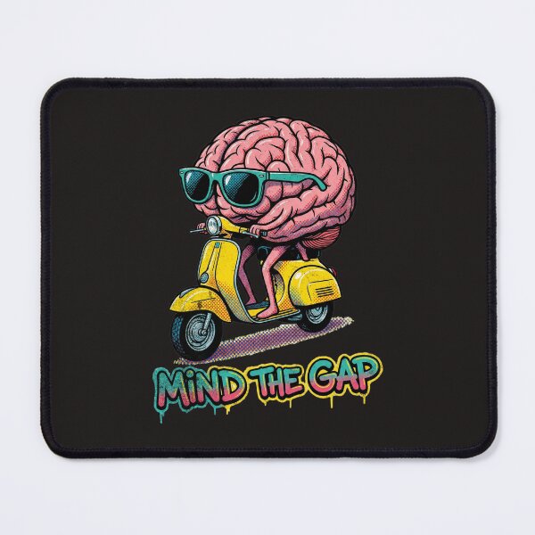 Item preview, Mind the Gap: Brain on Wheels designed and sold by AwesomeBeyondLimits.