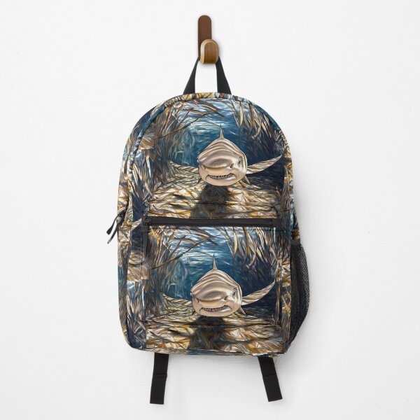 Item preview, Shark Swimming Through Aquatic Foliage designed and sold by Shoot-The-Moon.