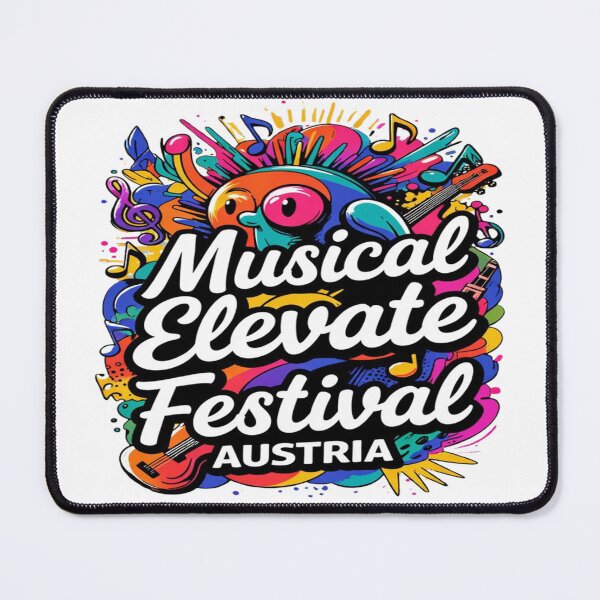 Item preview, Musical Elevate Festival Austria - Abstract Doodle Art designed and sold by Sushikidsntod.
