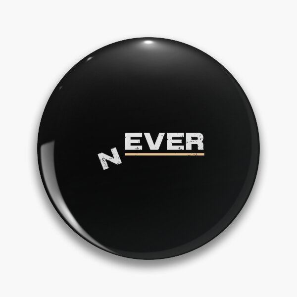 Item preview, Never – Bold Minimalist Statement Design designed and sold by RosalinesArt.