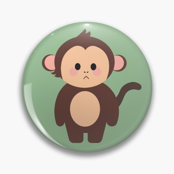 Item preview, Tired Monkey Aesthetic – Funny Mood Animal Art designed and sold by Yesss-Mau.