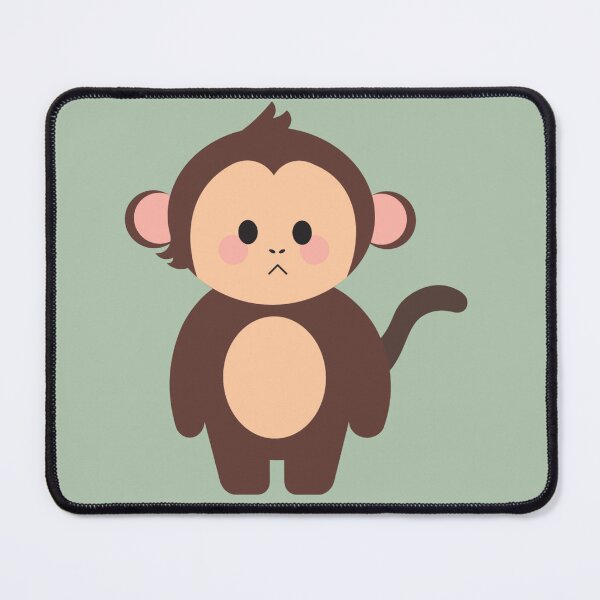 Item preview, Tired Monkey Aesthetic – Funny Mood Animal Art designed and sold by Yesss-Mau.