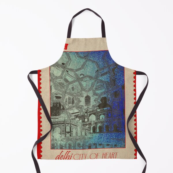 Item preview, Delhi City of Heart Vintage Stamp Art designed and sold by Kr1motion.