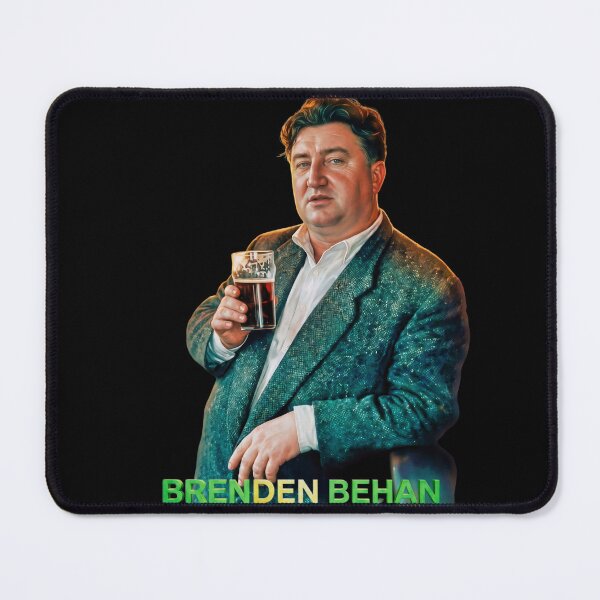 Item preview, Brenden Behan 9 Feb 1923 – 20 March 1964 Irish poet, short story writer, novelist, playwright, and Irish Republican designed and sold by OliDesigns.
