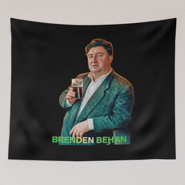 Item preview, Brenden Behan 9 Feb 1923 – 20 March 1964 Irish poet, short story writer, novelist, playwright, and Irish Republican designed and sold by OliDesigns.