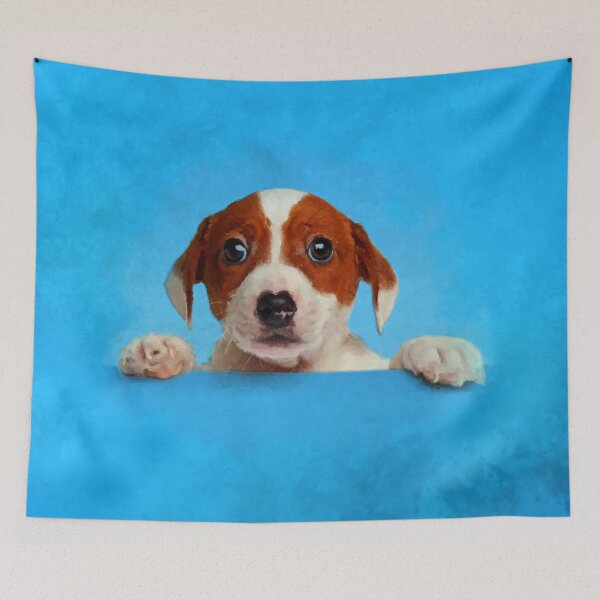 Item preview, Cute Jack Russell Terrier Puppy designed and sold by k9printart.