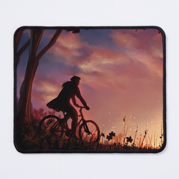 Item preview, Biking into the sunset designed and sold by AylaPhantom.