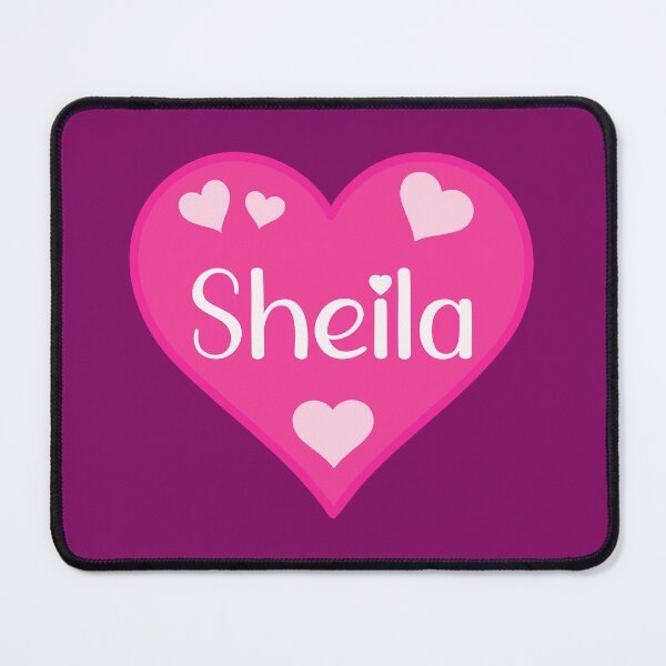 Item preview, Sheila Name Pink Heart designed and sold by Jeallan Designs.