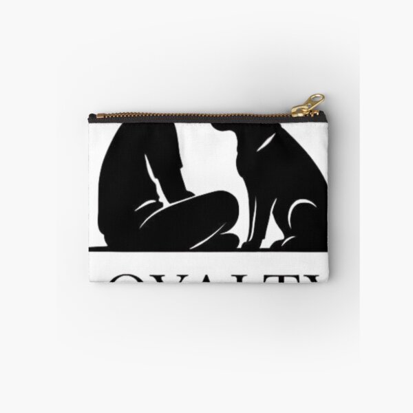 Item preview, Loyalty Doesn’t Walk Away – Emotional Dog & Human Silhouette Design designed and sold by bazstees54.