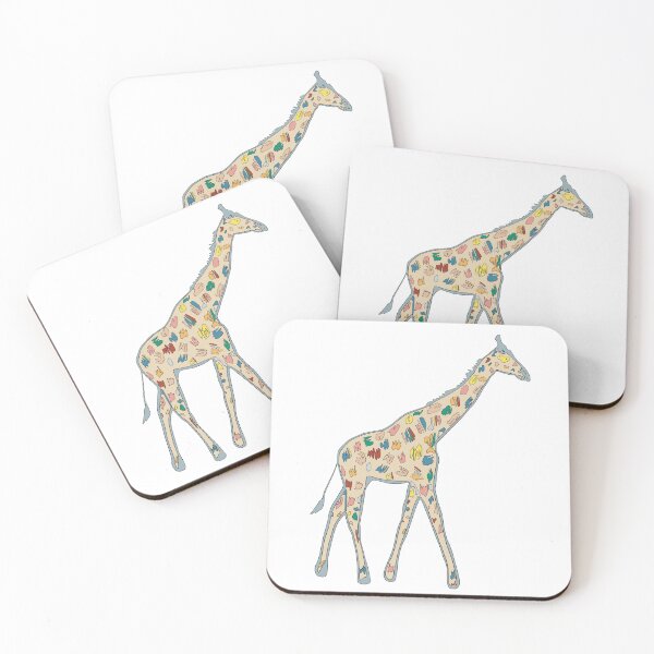Item preview, Giraffe Mug — Minimalist Wildlife Art designed and sold by iampaulmorris.