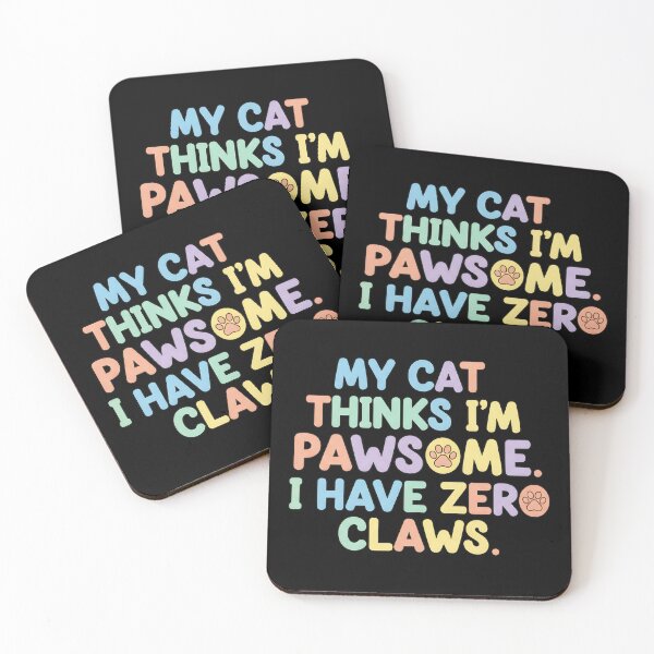 Item preview, Pawsome Cat Logic Funny Typography designed and sold by dreephic22.