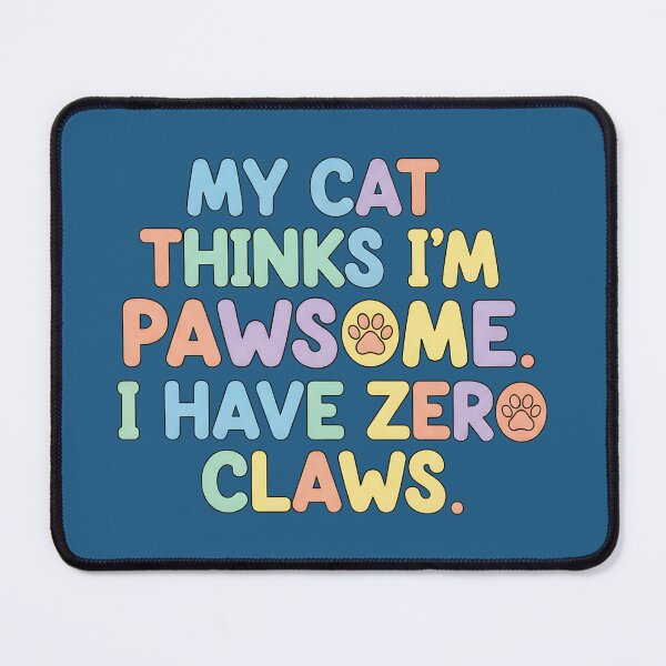 Item preview, Pawsome Cat Logic Funny Typography designed and sold by dreephic22.
