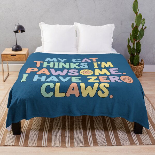 Item preview, Pawsome Cat Logic Funny Typography designed and sold by dreephic22.