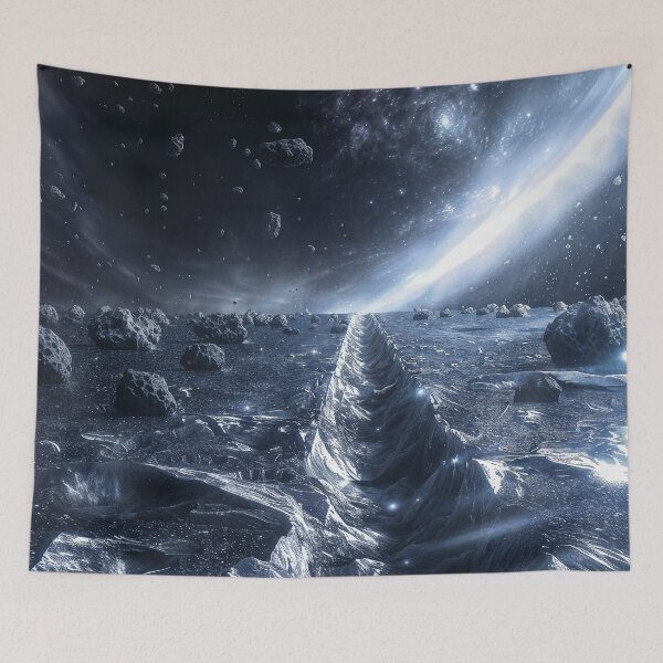 Item preview, Frozen Ridge On Alien Planet Surface  designed and sold by QuantumDrift.