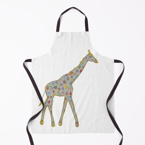 Item preview, Giraffe Wall Art Print — Minimalist Wildlife Art designed and sold by iampaulmorris.