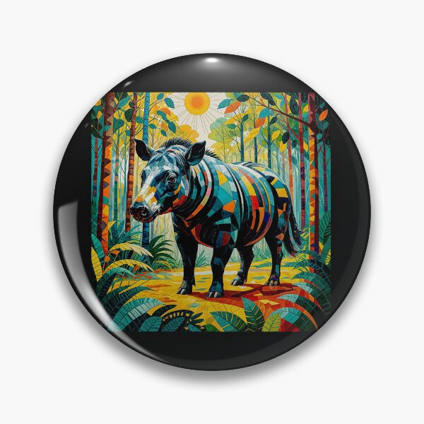 Item preview, Surreal Tapir in Vibrant Rain Forest designed and sold by Helios Be. Lavsh.