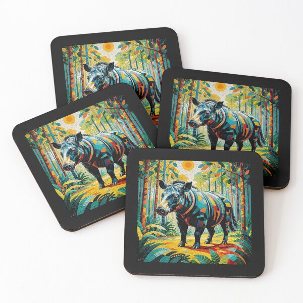 Item preview, Surreal Tapir in Vibrant Rain Forest designed and sold by Helios Be. Lavsh.