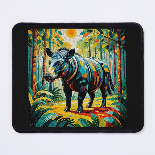 Item preview, Surreal Tapir in Vibrant Rain Forest designed and sold by Helios Be. Lavsh.