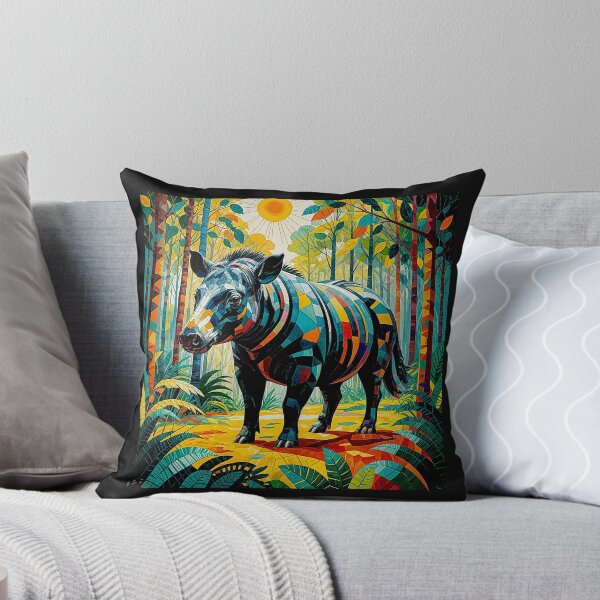 Item preview, Surreal Tapir in Vibrant Rain Forest designed and sold by Helios Be. Lavsh.